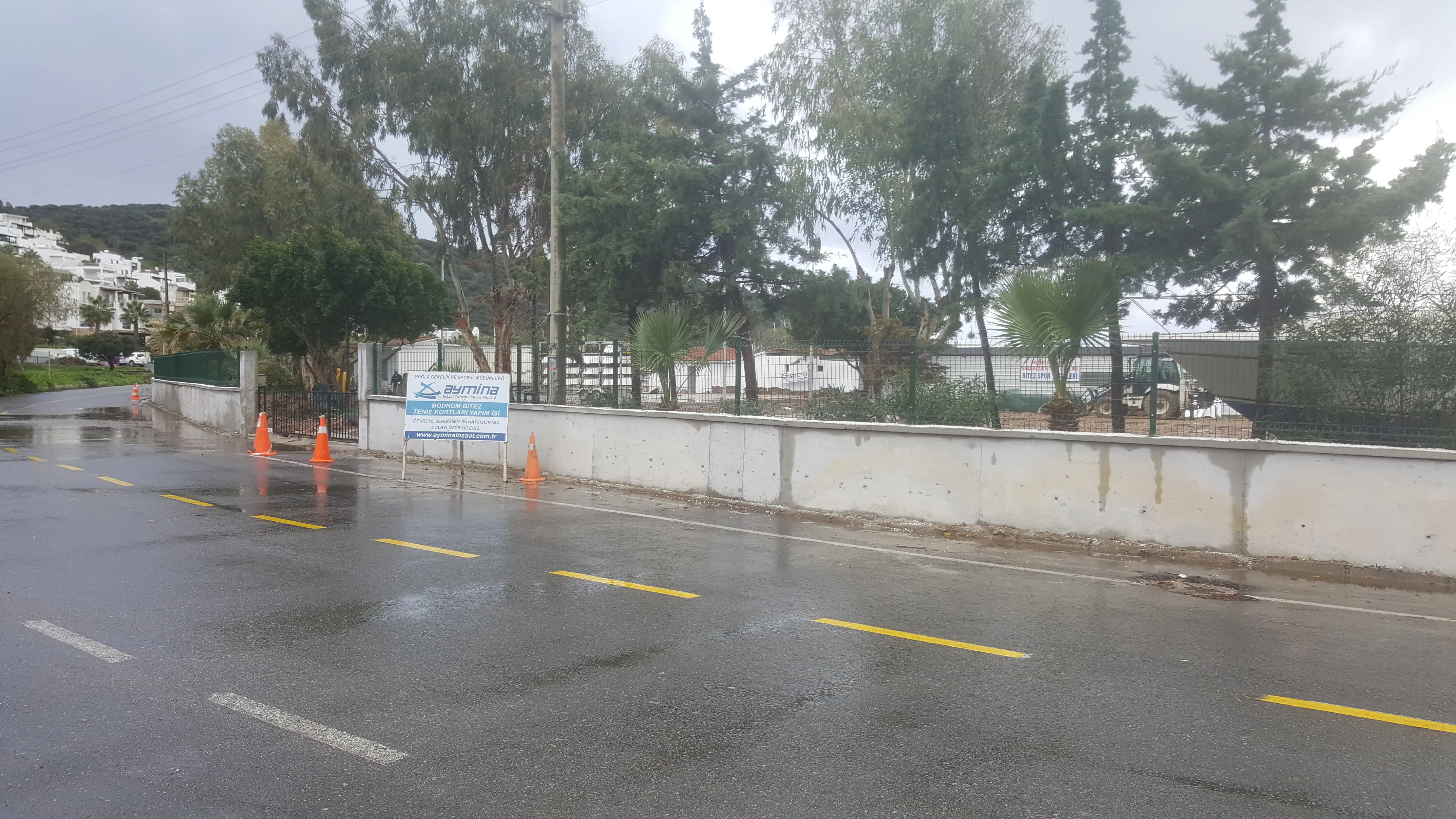 Bitez Bodrum Gençlik Ve Spor İl Müdürlüğü Ve Spor Tesisleri Çevre Güvenlik Duvarı