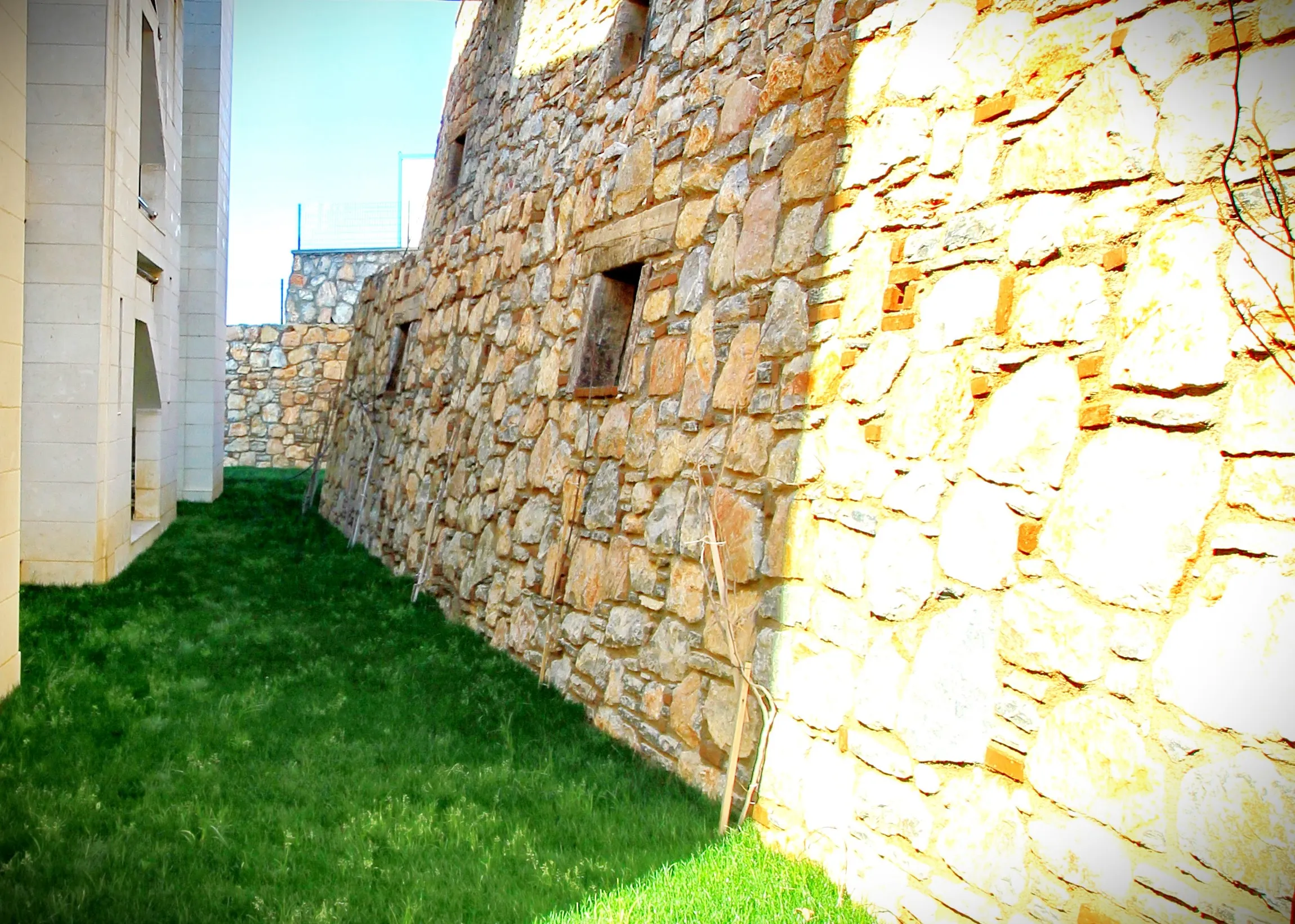 Bodrum/ Çırkan Sarıyaz Life Konutları Taş Yığma İstinat Duvarı