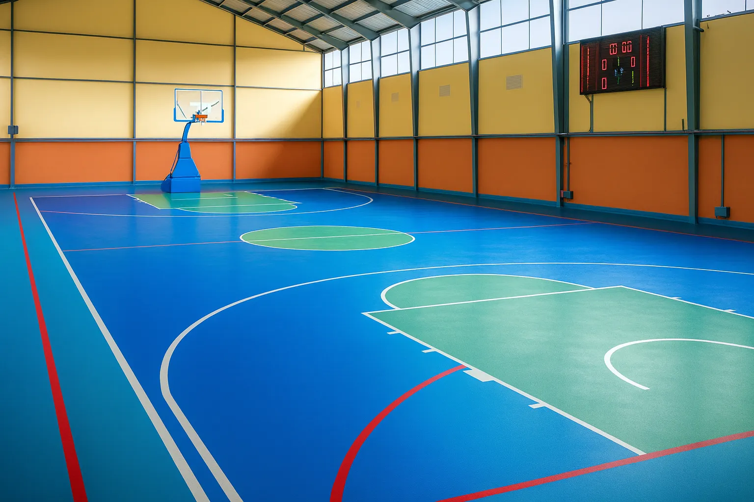 Basketbol-Voleybol Sahası / Milas Kapalı Spor Salonu