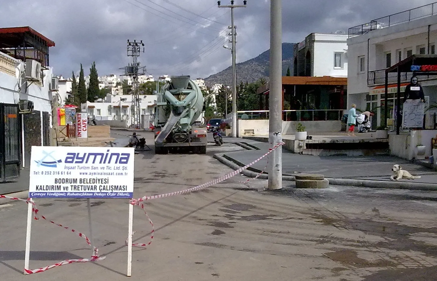 Betonarme Kaldırım - Bodrum Belediyesi